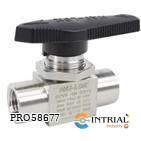 [BG-F4N-SS] Valvula de Bola SS 1/4 FNPT 316SS 3000 Psi