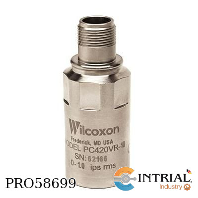 [PC420VR-10] Loop powered sensors (LPS) WILCOXON  1.0 ips (25.4 mm/sec) 1/4-28 tapped hole 2 pin, MIL-C-5015 styl