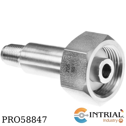 [PIN-CGA-705-SS] TUERCA Y NIPLE EN ACERO INOXIDABLE