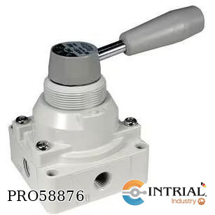 [VH411-04] HAND VALVE SMC  1/2 base  3 position exhaust center