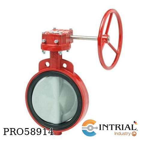 [S30-18-CEV] VALVULA MARIPOSA BRAY Wafer 18" 150 PSI Caja de engranajes con volante