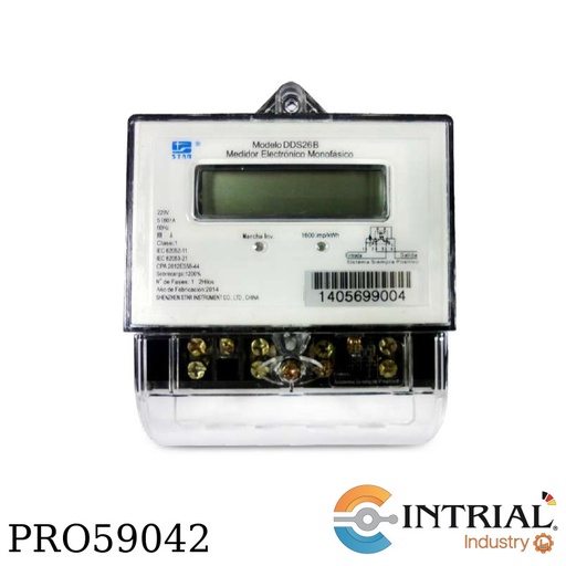 [DDS26B] MEDIDOR MONOFASICO ELECTRONICO