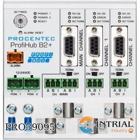[17210R] Anybus ProfiHub B2+R PROCENTEC 12 to 24 VDC 9.6 Kbps .. 12 Mbps