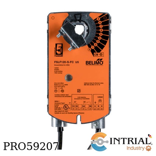 [FSLF120-S-FC-US] FAIL-SAFE ACTUATOR BELIMO FSLF120-S-FC-US