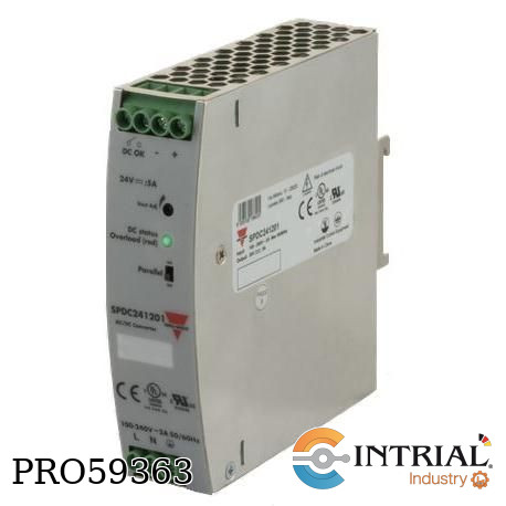 [SPDC241201] Industrial DIN rail power supply CARLO GAVAZZI 24 VDC 120 W 5 A