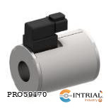 [D2.2/.875-103D-H31W+20808] COIL BUCHER ∅2.2" /∅8" 103 VDC ISO / DIN plug connection, 2-pole