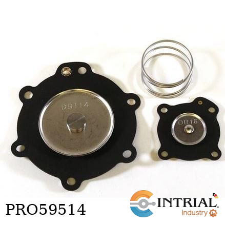 [KIT-DB114/C] DIAFRAGMAS ESTANDARES MECAIR válvulas DN 1 1/2" de doble diafragma Hasta 120°C