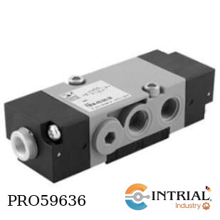 [T514.52.00.39.B05] ELECTROVALVULA PNEUMAX G 1/4" 5/2 10 bar 1100 NI/min