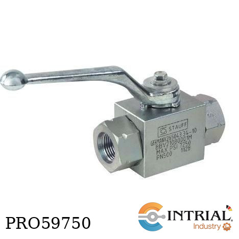 [BBV-2-N20R-8001-M] VALVULA DE BOLA STAUFF 1-1/4 NPT 315 BAR/4500 PSI