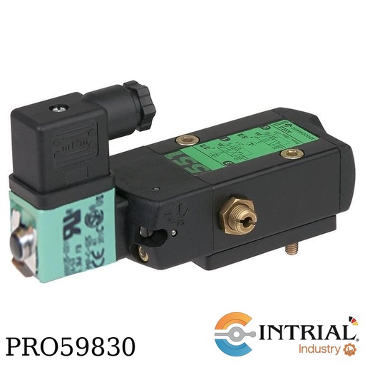 [SCG551A001MS.115/50] SOLENOID VALVE, 3/2 N.C. 5/2 1/4 PIPE SIZE 6 MM ORIFICE