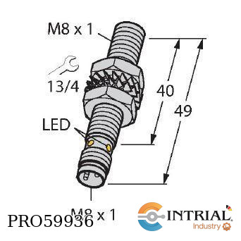 [BI2U-EG08-AN6X] INDUCTIVE SENSOR TURCK BI5-M18-Y1X-H1141