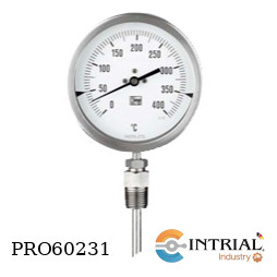 [TBE-2-2-C08-9A-7-C40] BIMETALLIC THERMOMETER KOBOLD  114...700 °C 1/2 NPT
