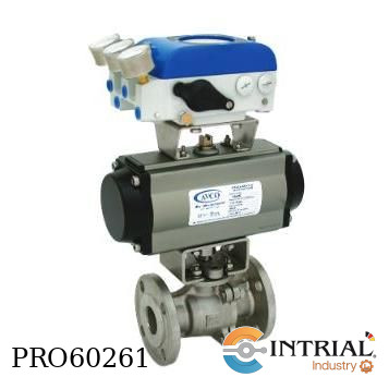 [1933TT-150-200-BAV60+CSR105-FC+V200ED190] 3 PIECE VEE PORT BALL VALVE AVCO 150# flange 2" 60° Vee port
