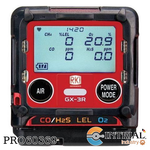 [GX-3R+RKIACSC1] MONITOR DE GAS RKI O2 / CO / H2S / LEL(CH4)