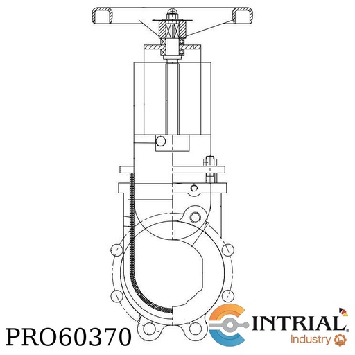 [PRO60370] VALVULA DE CUCHILLA WAFER GMEC 10" 150 PSI
