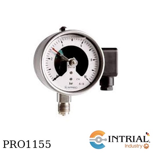 [RF100ChMK2.12,D402(87665402)(0a10bar] Manometro, 0 a 10 bar, G1/2