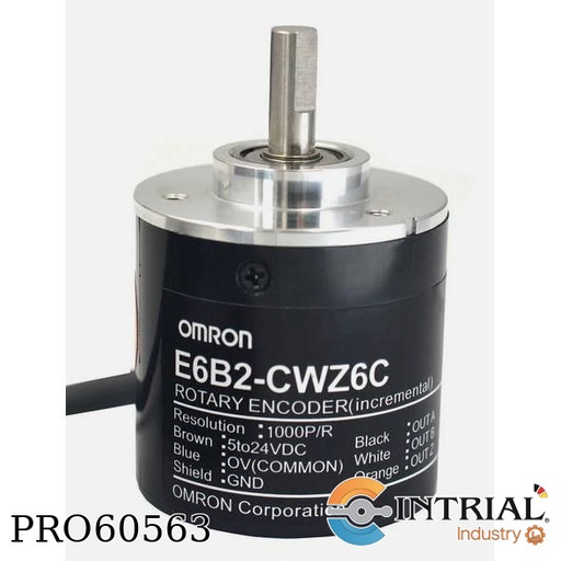 [E6B2-CWZ6C(1024P/R)] ROTARY ENCODER OMRON 1024 PPR  40 mm 5-24 V A, B, Z