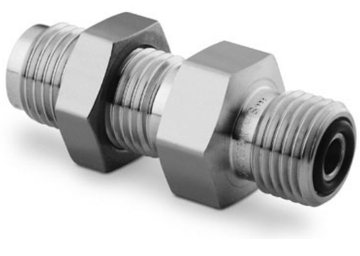 [SS-4-VCO-61-VIGOUR] UNION BULKHEAD VIGOUR 1/4 Male VCO, 1/4 Male VCO
