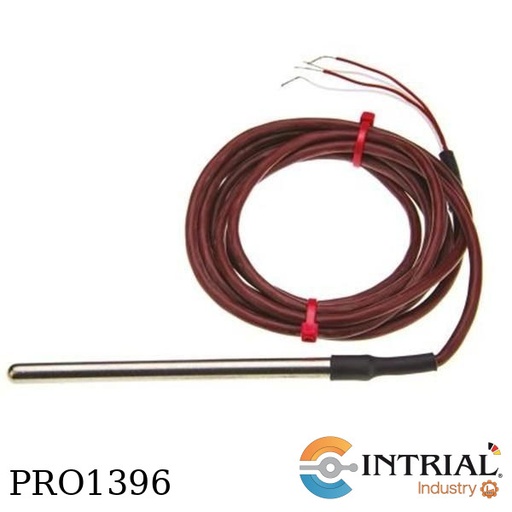 [PTCC-006-0360] Sensor pt-100, 3 HILOS, 600C, 360mm, 2m