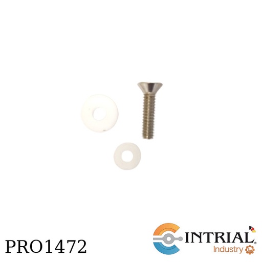 [208620] Disc Coupon Holder Insulation, Set Nylon Teflon, Screw and Washer