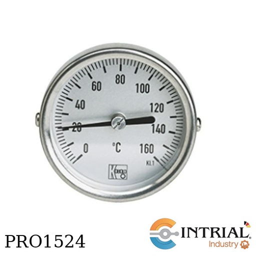 [TB1-I-R-D-12-063-3G] Termometro Bimetalico TBE, 0-120ºC, 63 mm, G 1/2"