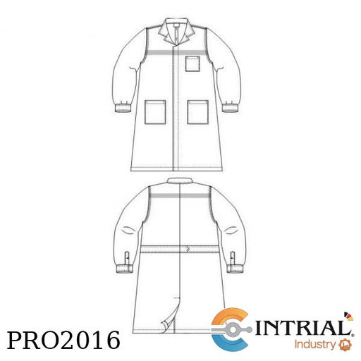 [MAN-NOR-TS-CL0-CAT2/9.0-KA-S-T] Mandil Normal , Talla S, Clase 0 , Categoria 2 , ATPV 10.1 cal/cm2