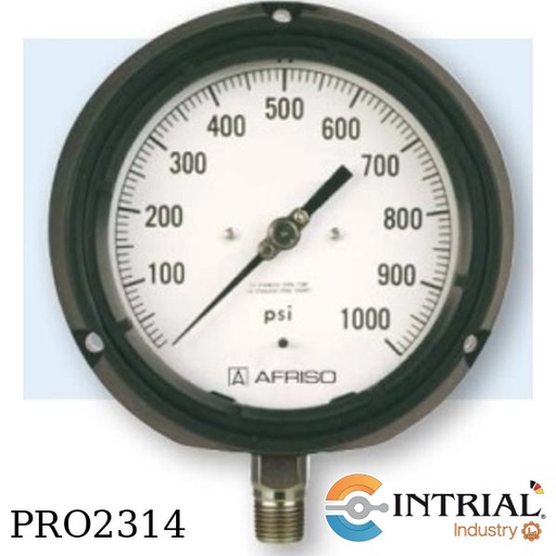 [RF130PGD102(87923102)] MANOMETRO FENOLICO, 0 a 400 Bar/psi, ½ NPT