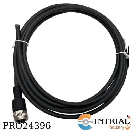 [ZUBKAB12K502] Accessories round plug, M12x1, cable 2 mts, 5-pin