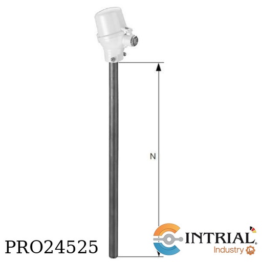 [PRO24525] Thermocouple, type K, 22x2 mm, 500 mm, 800C