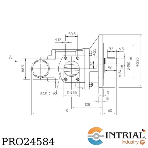 [BZP056180RD--165R(SF6/180-RD)] GEAR PUMP STEIMEL