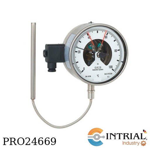 [FTh100ChD472(64373472)+64460+64464+MK2-1] TERMÓMETRO, 4''(100 mm) ,  0 a 120 º C, IP65