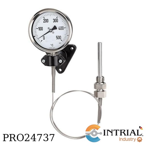 [FTh160ChD442(64343442)+64527(240)] TERMÓMETROS CON GAS PARA APLICACIONES QUÍMICAS, -20 A 60 GRADOS, SS
