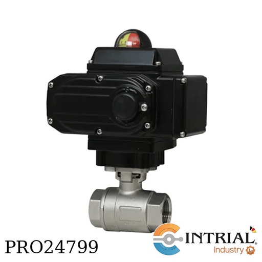 [WE01-HMD02-B] 2-PIECE STAINLESS STEEL BALL VALVE, 2", 220AC
