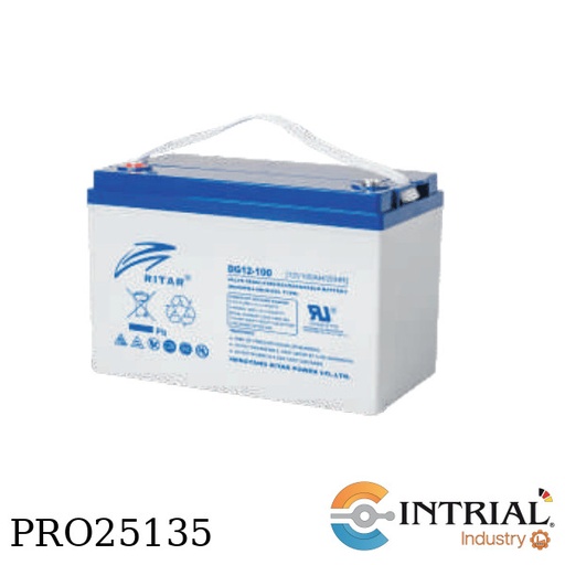 [DG12-100] BATERIA, Voltaje: 12V.