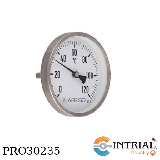 [BiTh100ED312(66350312)] Termometro Bimetalico 4" Conex Post 120ºC