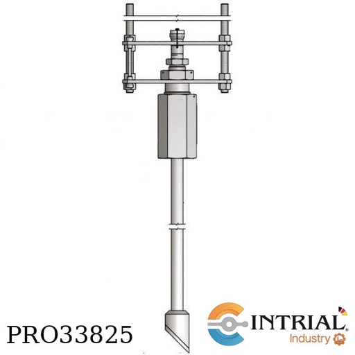[S3700-F10-S31603-18-1] Angled-Flush Retractable QUICKSAND, 10mil, 18", S31603