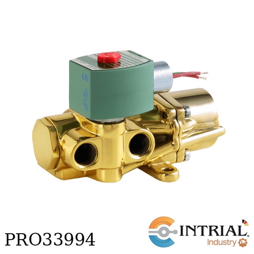 [EF8344G001] VALVULA SOLENOIDE, 3/8",WETTED MATERIAL: BRASS, 24 VDC., 10 - 250 PSI