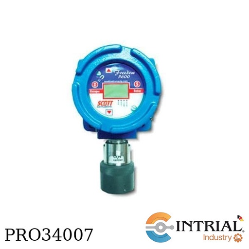 [FREEDOM5600] ​H2S GAS DETECTOR, +/- 2%,10-28 VDC 2 fios, 0.5 W, 0-50 ppm
