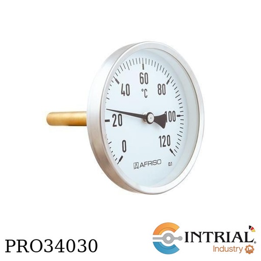 [BiTh100Ch,D402(66852402)] Bimetal Thermometer for chemical, 0 tp 160C, 63mm