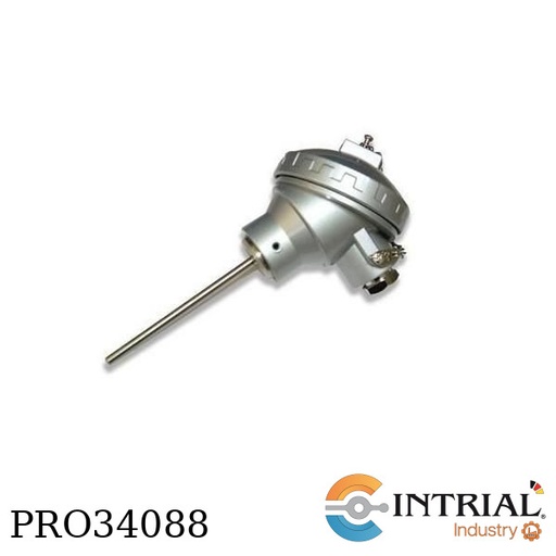 [PTGD-635-1000] ​PT 100, 1000mm, 6 hilos,  ½” NPT