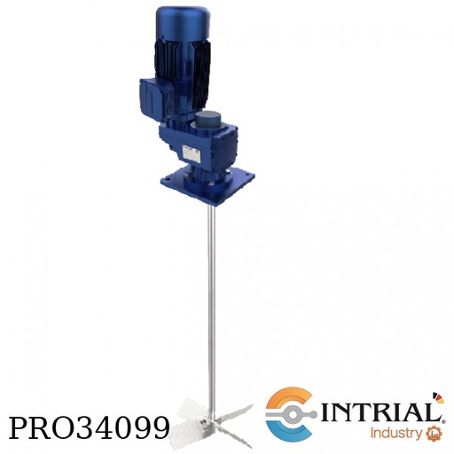 [VTS4-0702C03/25.4] Motor 1,5 kW – 4 polos – 230/400 V – 60 Hz – IP55 – IE3 – sondas PTC, sombrerete de motor