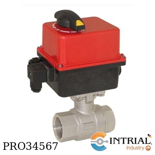 [KA110028+RT201310] 2-WAY BALL VALVE, 1/2" … 3": ISO 228, 2", ECTRIC ACTUATOR, 20Nm, 115V AC