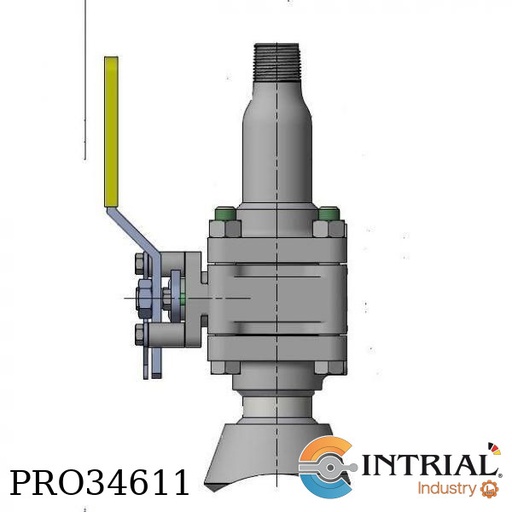 [061501-X10] Access Valve Assembly Retractable 2" Valve CS