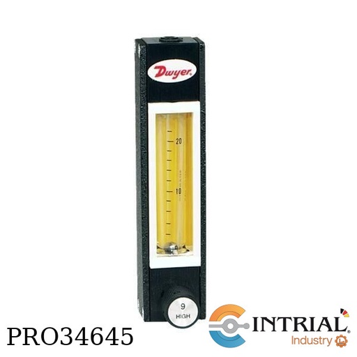 [DR124102] ​DIRECT READING GLASS FLOWMETERS, 100 Air SCFH (50 L/min), 250°F (121°C).,  250 psig, 1/8" NPT