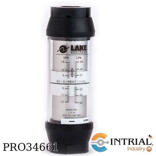 [B5S7WM50-BI-Y] FLUJOMETRO AREA VARIABLE, 20-190 LPM , 2 1/2”NPT, 6000 PSIG