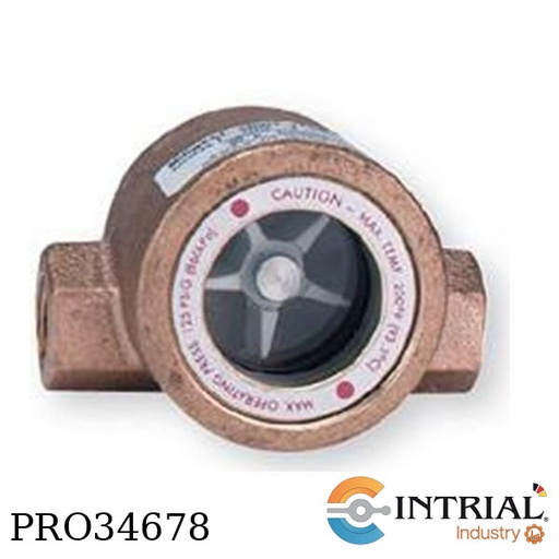 [SFI-100-1/2] MIDWEST SIGHT FLOW INDICATORS, 1/2, Bronze
