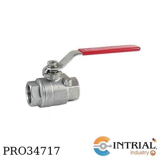 [BV2M106] STAINLESS STEEL BALL VALVE, 1-1/2" Female NPT,  1000 psi (69 bar)