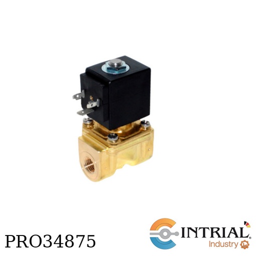 [E4U22-00V] SOLENOID VALVE, 2 Ways, 12W/24V DC Coil