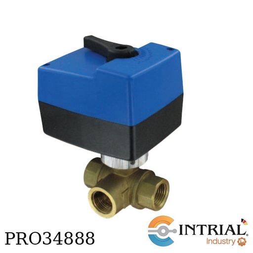 [3HBAV0612] ELECTRIC BALL VALVE, 120 VAC  floating