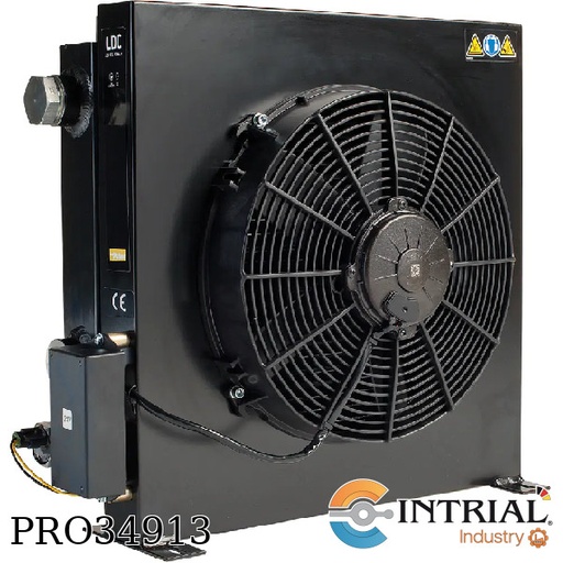 [LDC011-B-0-000] AIR OIL COOLER WITH DC MOTOR, Motor Voltage: 24 V